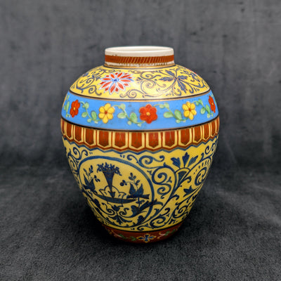 Antique Hand-Painted Dresden Porcelain Vase by Dresden (RARE, Germany), Circa 1900 🏺👑🇩🇪