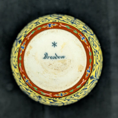 Antique Hand-Painted Dresden Porcelain Vase by Dresden (RARE, Germany), Circa 1900 🏺👑🇩🇪