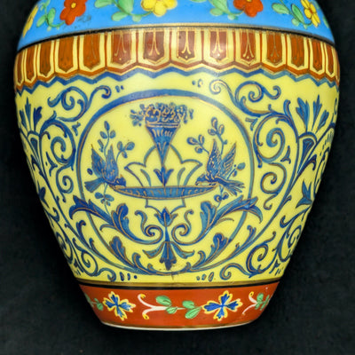 Antique Hand-Painted Dresden Porcelain Vase by Dresden (RARE, Germany), Circa 1900 🏺👑🇩🇪