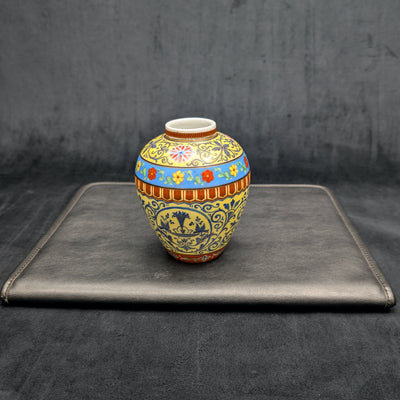 Antique Hand-Painted Dresden Porcelain Vase by Dresden (RARE, Germany), Circa 1900 🏺👑🇩🇪