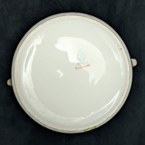 Vintage Hand-Painted Covered Serving Dish by PM Bavaria (Floral, Porcelain), Circa 1900 🌸🍽️🇩🇪