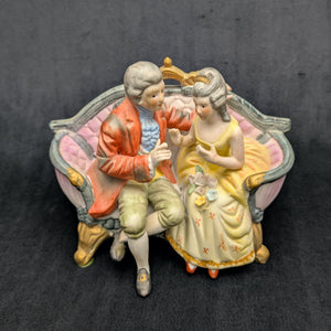 Vintage Royal Crown Porcelain Figurine by Royal Crown (Hand-Painted, Germany/Japan), Circa 1950s 💑👑🇩🇪