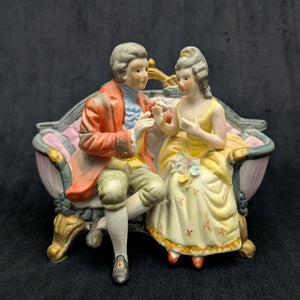 Vintage Royal Crown Porcelain Figurine by Royal Crown (Hand-Painted, Germany/Japan), Circa 1950s 💑👑🇩🇪