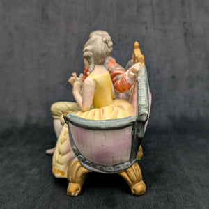 Vintage Royal Crown Porcelain Figurine by Royal Crown (Hand-Painted, Germany/Japan), Circa 1950s 💑👑🇩🇪