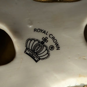 Vintage Royal Crown Porcelain Figurine by Royal Crown (Hand-Painted, Germany/Japan), Circa 1950s 💑👑🇩🇪