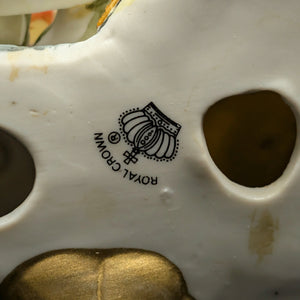 Vintage Royal Crown Porcelain Figurine by Royal Crown (Hand-Painted, Germany/Japan), Circa 1950s 💑👑🇩🇪