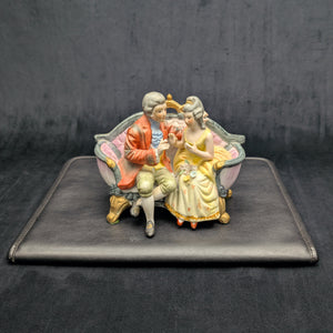 Vintage Royal Crown Porcelain Figurine by Royal Crown (Hand-Painted, Germany/Japan), Circa 1950s 💑👑🇩🇪