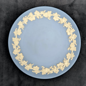 Wedgwood Blue Jasperware Pedestal Dish by Wedgwood (RARE, England), Circa Mid-20th Century 🇬🇧🏺✨