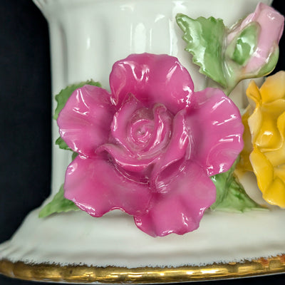 Royal Albert Old Country Roses Candle Holders (Set of 2, Vintage), Circa 1980s 🕯️🌹🇬🇧