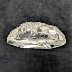 Crystal Reindeer Sculpture by Mats Jonasson – Hand-Etched Lead Crystal, Signed (Sweden), c. 1980 🦌💎🇸🇪