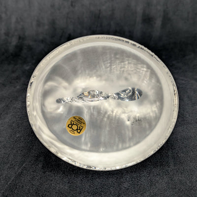 RCR Bleikristall-Gänsefamilienfigur von Royal Crystal Rock (Kristall, Italien), ca. 1980er Jahre 🦢💎🇮🇹