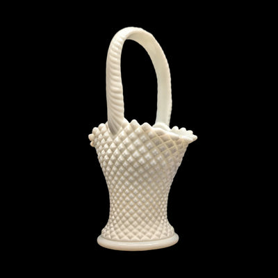 Vintage Westmoreland Milk Glass Basket by Westmoreland (Scalloped Edges, USA), Circa 1950s 🧺⚪🇺🇸