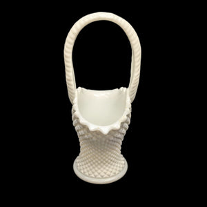 Vintage Westmoreland Milk Glass Basket by Westmoreland (Scalloped Edges, USA), Circa 1950s 🧺⚪🇺🇸