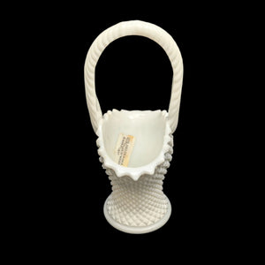 Vintage Westmoreland Milk Glass Basket by Westmoreland (Scalloped Edges, USA), Circa 1950s 🧺⚪🇺🇸