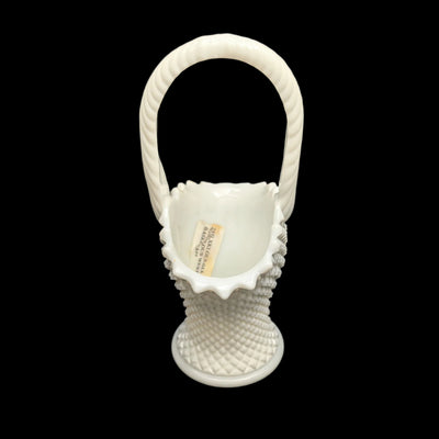Vintage Westmoreland Milk Glass Basket by Westmoreland (Scalloped Edges, USA), Circa 1950s 🧺⚪🇺🇸