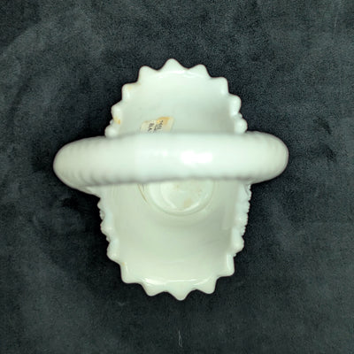 Vintage Westmoreland Milk Glass Basket by Westmoreland (Scalloped Edges, USA), Circa 1950s 🧺⚪🇺🇸