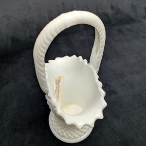 Vintage Westmoreland Milk Glass Basket by Westmoreland (Scalloped Edges, USA), Circa 1950s 🧺⚪🇺🇸