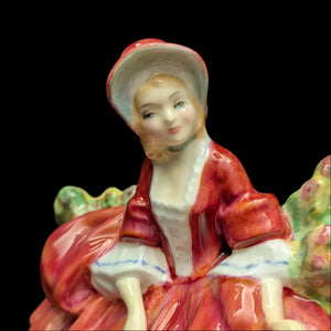 Antique Royal Doulton "Lydia" Figurine (HN 1908), Leslie Harradine Design, c. 1939 📚🌹🇬🇧