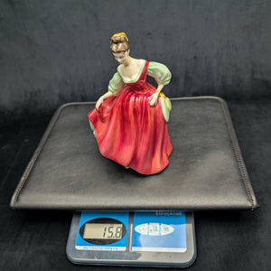 Vintage Royal Doulton "Fair Lady" Figurine (HN 2832), Red Dress, Peggy Davies Design, c. 1977 🩰🇬🇧👑