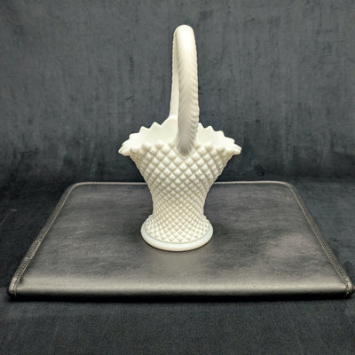 Vintage Westmoreland Milk Glass Basket by Westmoreland (Scalloped Edges, USA), Circa 1950s 🧺⚪🇺🇸