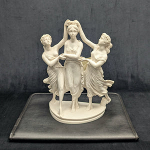 Italian "The Three Graces" Sculpture by Euromarchi (Neoclassical, Reproduction), Modern 💃🏽🏛️🇮🇹