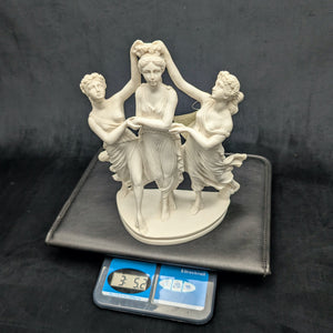 Italian "The Three Graces" Sculpture by Euromarchi (Neoclassical, Reproduction), Modern 💃🏽🏛️🇮🇹