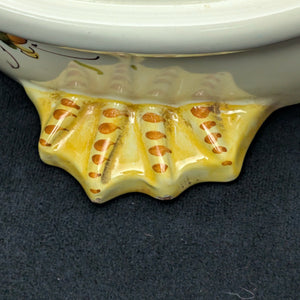 Vintage Italian Hand-Painted Swan Wall Fountain/Planter – Two-Piece Floral Ceramic Set (ITALY), c. 1960 🦢🇮🇹🌸