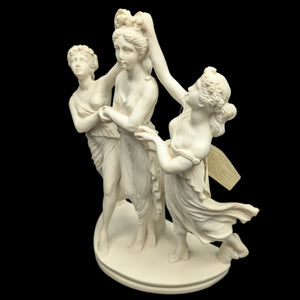 Italian "The Three Graces" Sculpture by Euromarchi (Neoclassical, Reproduction), Modern 💃🏽🏛️🇮🇹