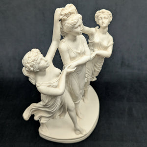 Italian "The Three Graces" Sculpture by Euromarchi (Neoclassical, Reproduction), Modern 💃🏽🏛️🇮🇹