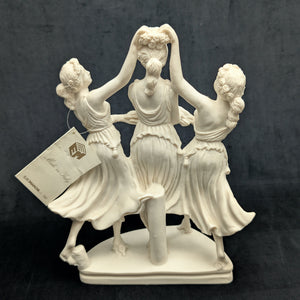 Italian "The Three Graces" Sculpture by Euromarchi (Neoclassical, Reproduction), Modern 💃🏽🏛️🇮🇹