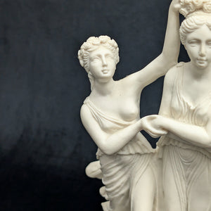 Italian "The Three Graces" Sculpture by Euromarchi (Neoclassical, Reproduction), Modern 💃🏽🏛️🇮🇹