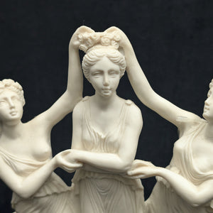 Italian "The Three Graces" Sculpture by Euromarchi (Neoclassical, Reproduction), Modern 💃🏽🏛️🇮🇹