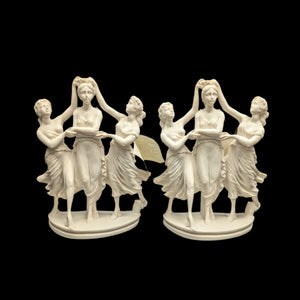 Italian "The Three Graces" Sculpture by Euromarchi (Neoclassical, Reproduction), Modern 💃🏽🏛️🇮🇹