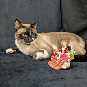 Antique Royal Doulton "Lydia" Figurine (HN 1908), Leslie Harradine Design, c. 1939 📚🌹🇬🇧