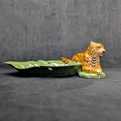 Lynn Chase Designs Serving Tray (Jaguar Jungle, Modern Collectible), 2006 🐆🌿✨