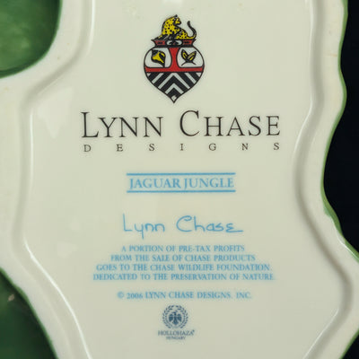 Lynn Chase Designs Serving Tray (Jaguar Jungle, Modern Collectible), 2006 🐆🌿✨