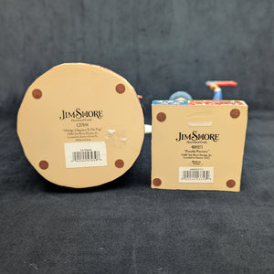 Jim Shore Heartwood Creek Patriotic Figurines by Jim Shore (Set of 2, Folk Art), 2002 & 2007 🇺🇸🗽✨