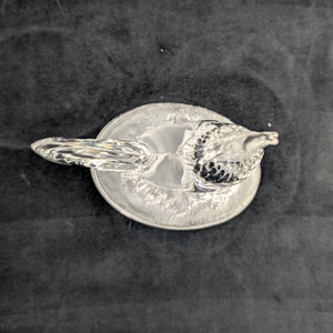 Cristal d'Arques Lead Crystal Rooster Figurine (RARE, France), c. 1980 🐓💎🇫🇷