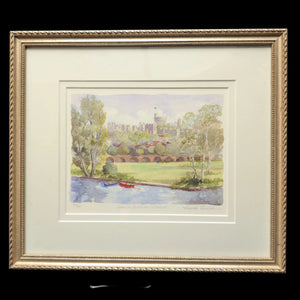 Windsor Castle, an Original Watercolor by Angela Fielder 🇬🇧