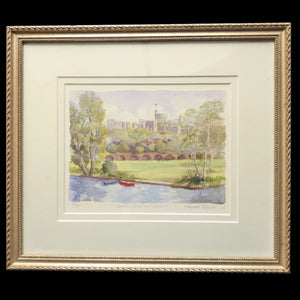 Windsor Castle, an Original Watercolor by Angela Fielder 🇬🇧