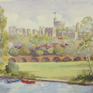 Windsor Castle, an Original Watercolor by Angela Fielder 🇬🇧