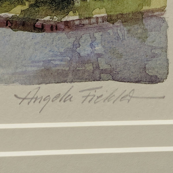 Castillo de Windsor, una acuarela original de Angela Fielder 🇬🇧