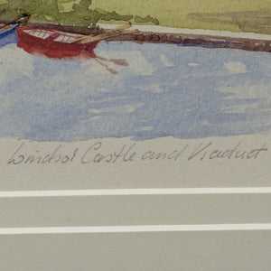 Windsor Castle, an Original Watercolor by Angela Fielder 🇬🇧