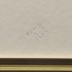 Joan Purcell, "La Tusche" (Original Etching, Signed), Circa 1970s 👶🎨✍️