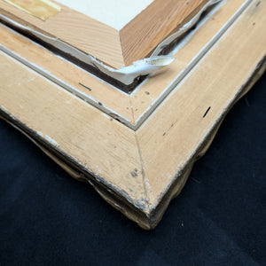 Unidentified Artist, "Cabin and Mountain Landscape" (Original Oil Painting), Circa 1960s-1970s 🏞️🏔️🎨