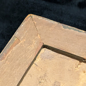 Original Oil Painting (Post-Impressionist Garden Landscape in Gold Frame), Attributed H. Hamm, Circa 1930s 🎨🌳🖼️