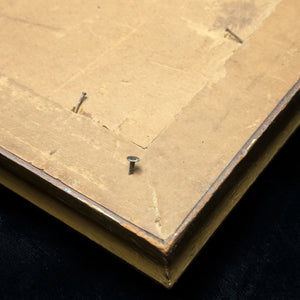 Original Oil Painting (Post-Impressionist Garden Landscape in Gold Frame), Attributed H. Hamm, Circa 1930s 🎨🌳🖼️