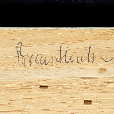 Pintura al óleo impresionista alemana de mediados de siglo de la Marienplatz de Múnich por Otto Hellmeier 🇩🇪