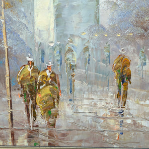 Escena callejera de París con el Arco del Triunfo de Vermen 🇫🇷