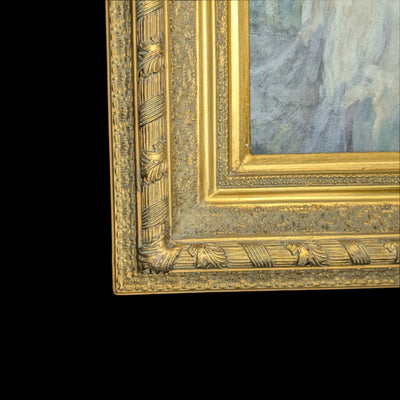 Un momento íntimo: Retrato impresionista estadounidense de dos hermanas👯